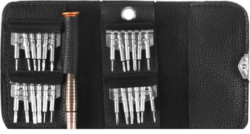 Набор отверток для точных работ Rexant 25 предметов в чехле   картинка